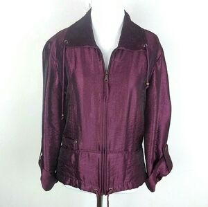 Ruby Rd. Zip-Up Jacket | sz 14